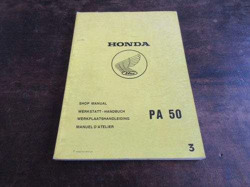 Honda pa50 shop manual - pa50,