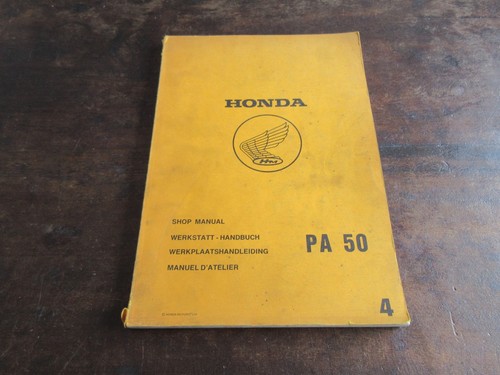 Honda pa50 shop manual - pa50,