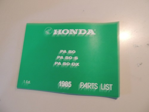 1985 parts list - 1985,